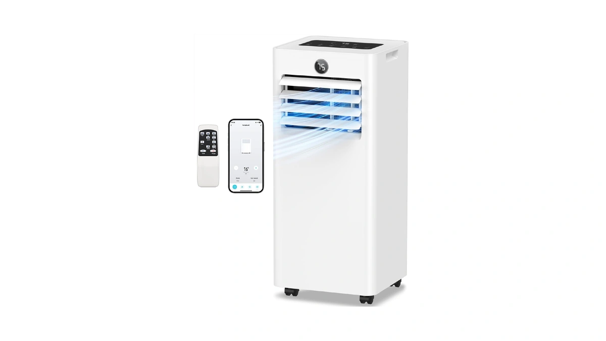 Ckearo Portable Air Conditioner 16,000 Btu Smart Ac Unit With