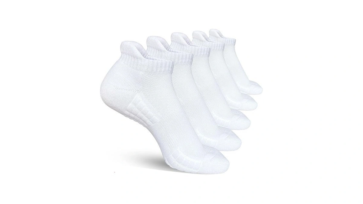 Kvckyyd Womens Athletic Cushioned Ankle Socks Anti-blister Comfort Running Socks