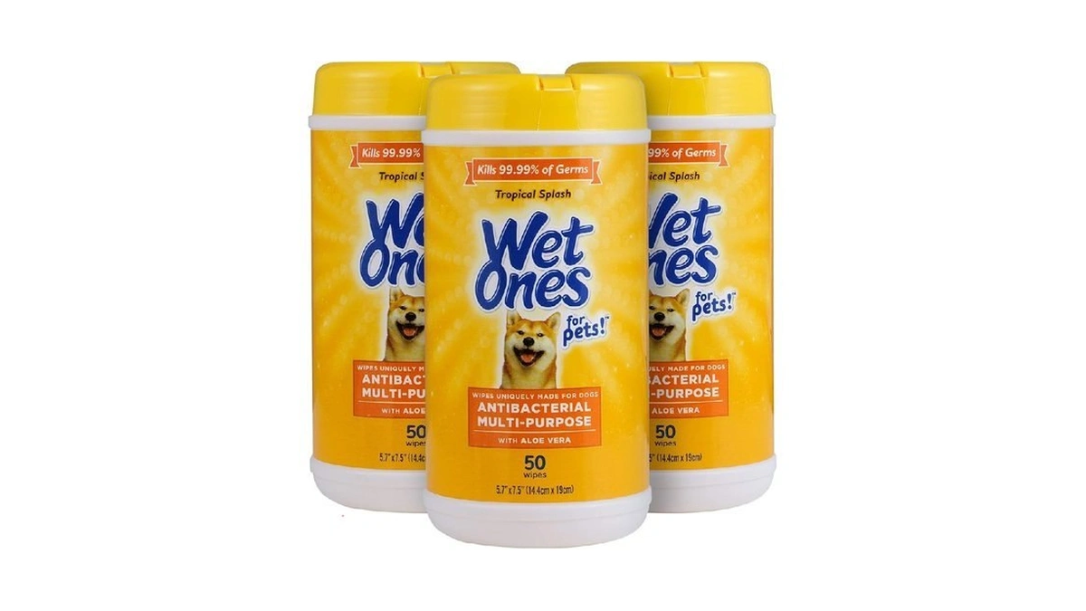 Wet Ones For Pets Multi-purpose Dog Wipes With Aloe Vera,