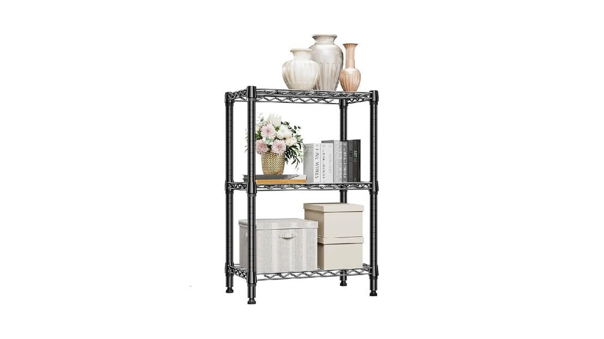 M Mzg 750 Lbs 3 Tier Shelf Metal Storage Shelves