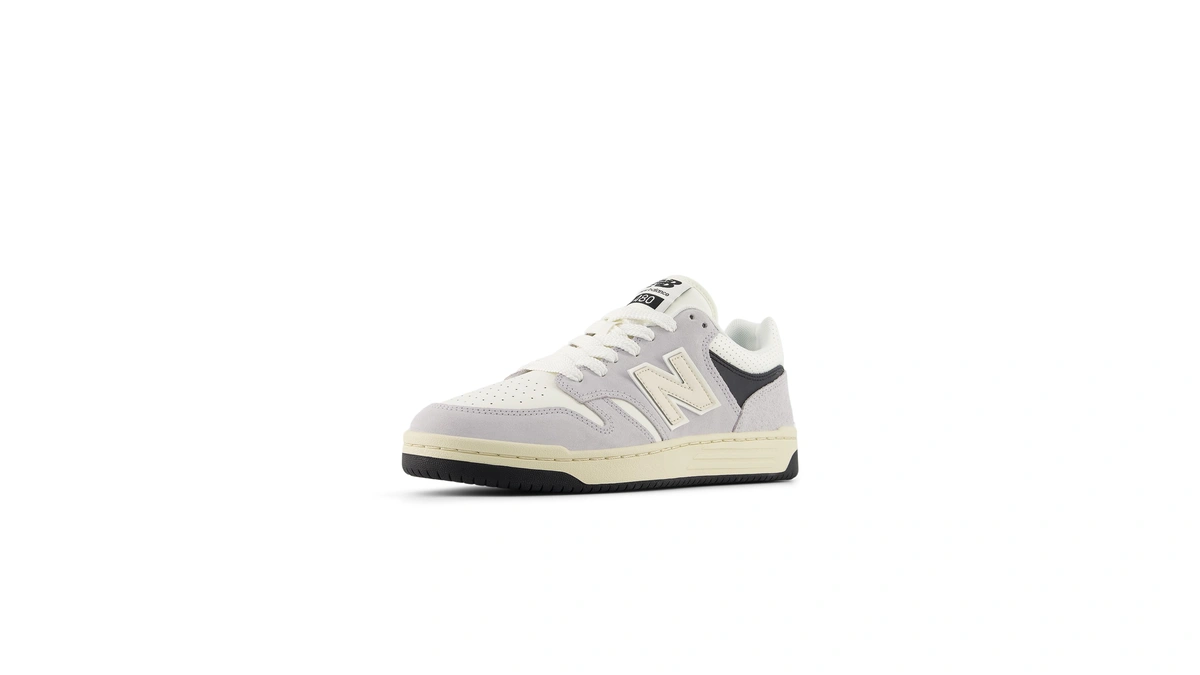 New Balance Men's 480 V1 Premium Sneaker, Grey/sea Salt, 5.5