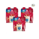 Atkins Strong High Protein Shake, Strawberry Flavored, 30g Protein, 7g