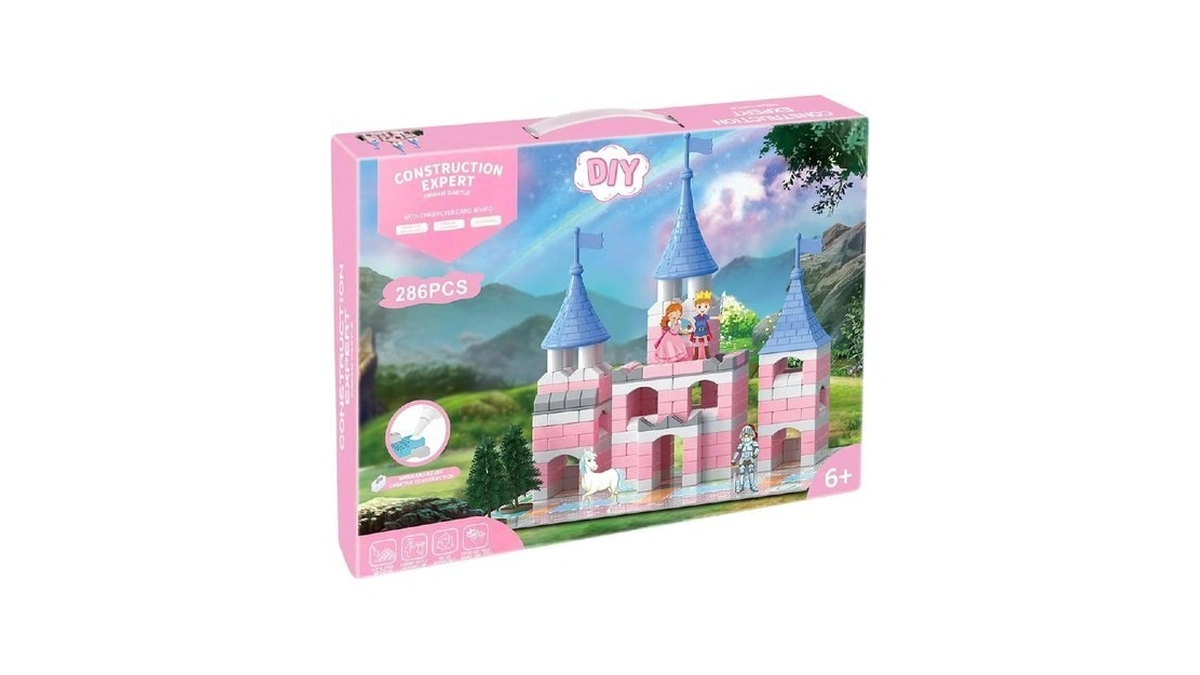 286 Pcs Princess Castle Building Kit For Girls 6-12, Mini