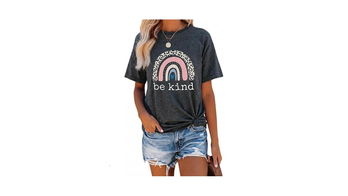 Graphic T Shirts For Women Summer Casual Tops Short Sleeve