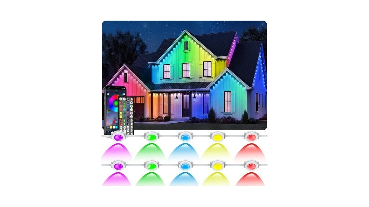 Ceteluma 300ft Permanent Outdoor Rgb ...