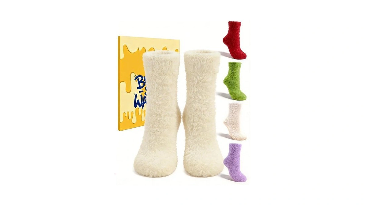 Aivei Buttery Soft Fuzzy Socks For