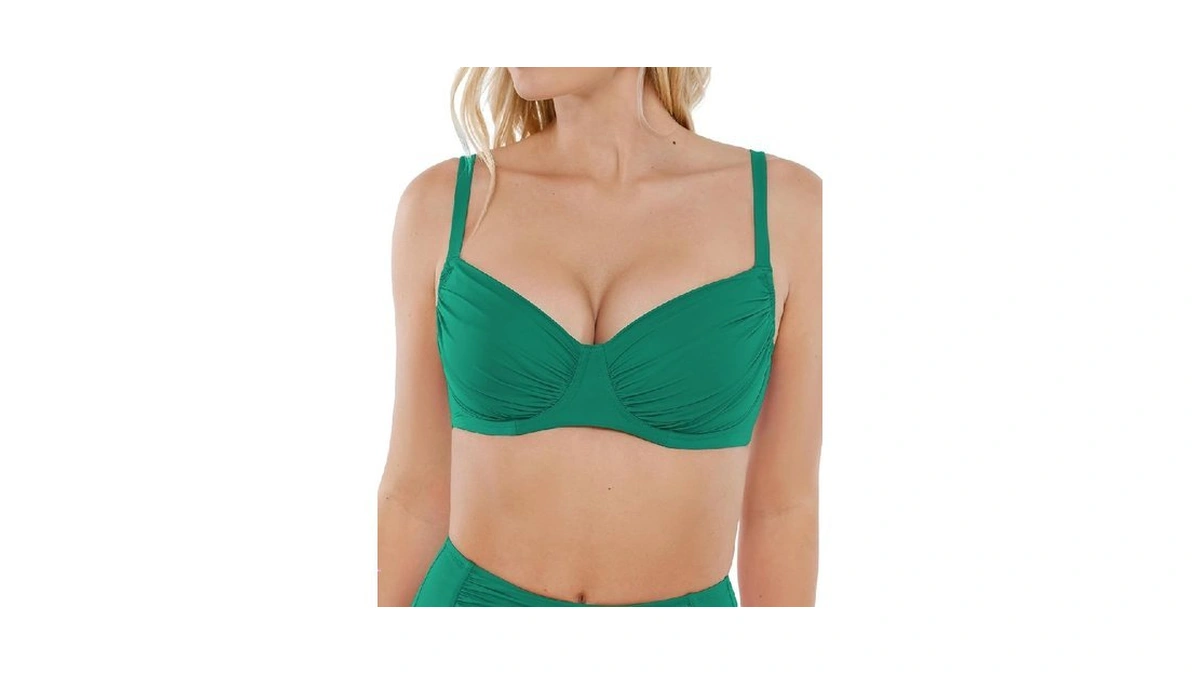 Popilush Bikini Tops For Women - Underwire Swimsuits Push Up