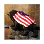 Suyorpe Bear Solar Lights Outdoor Statue - Garden Black Bear