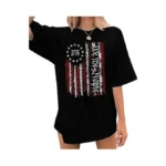 Oversized Flag Shirts Women: We The People 1776 T Shirt