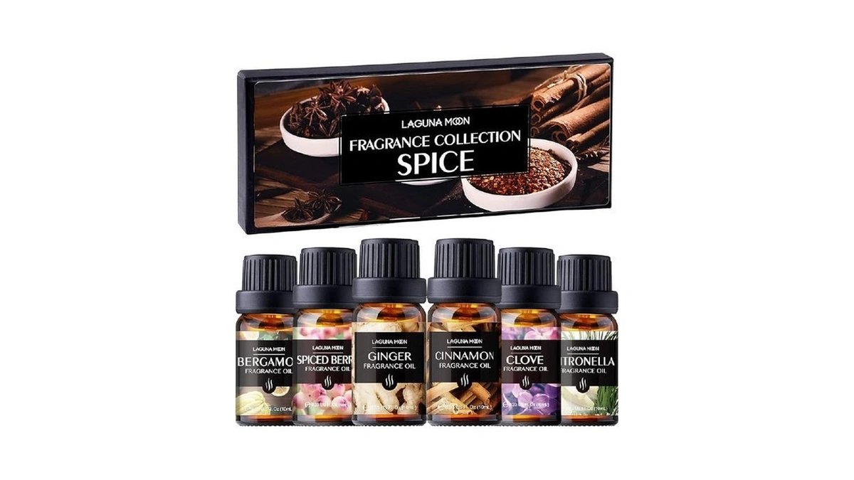 Lagunamoon Fall Essential Oils Set - Spice Fragrance Oils Autumn