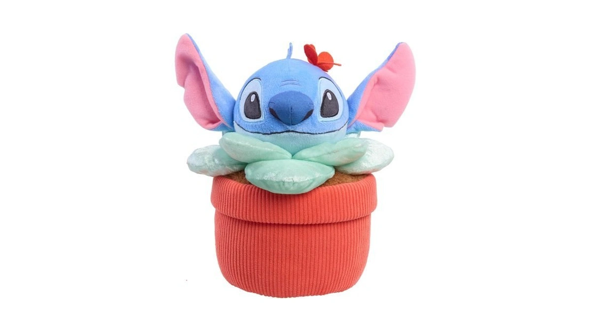 Stitch Hello Spring Potted Plant Seasonal Plush, Kids Toys For