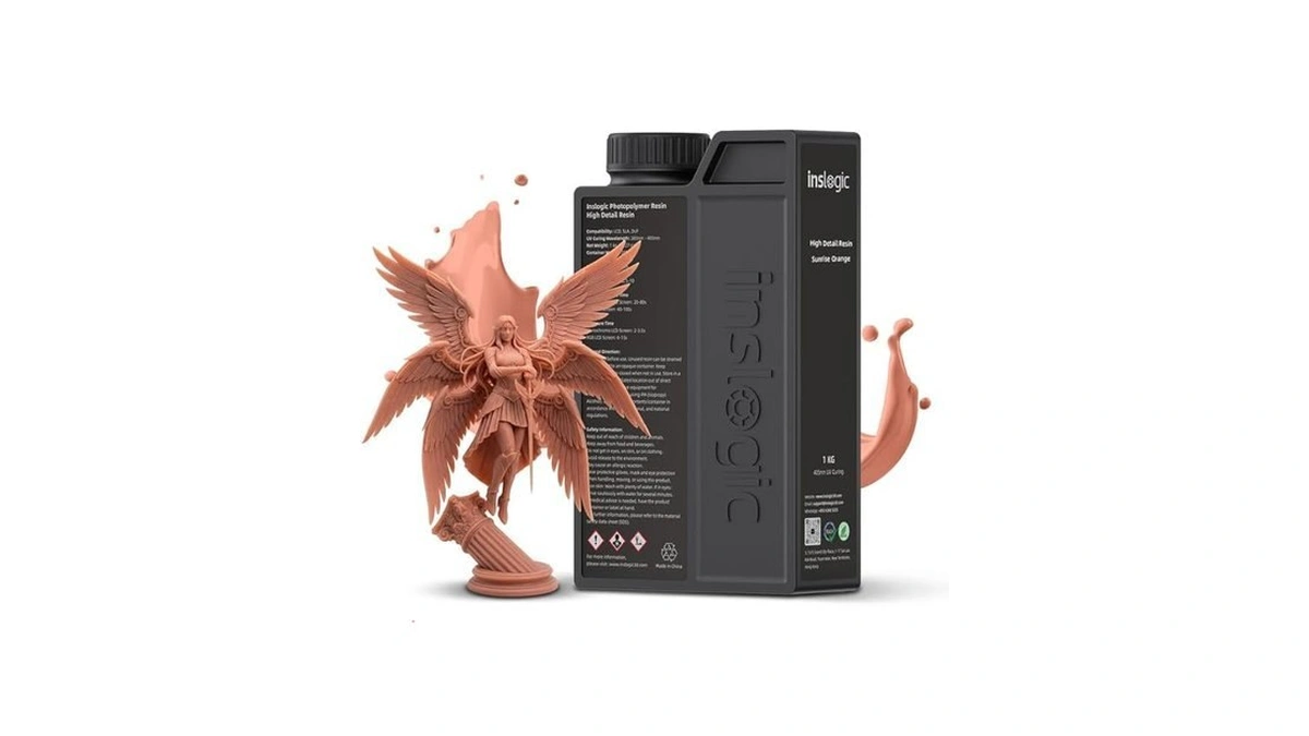Inslogic 14k High Detail 3d Printer Resin, Smooth Matte Finish