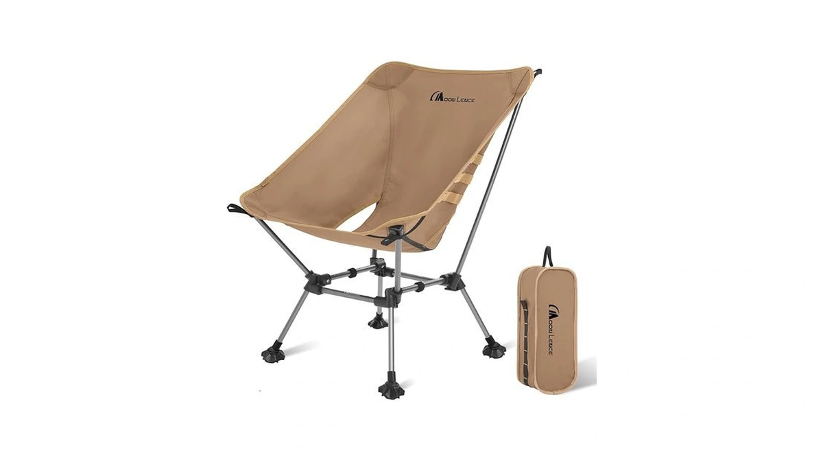 Moon Lence Camping Chair Plus, Upgraded Comfort & Size, Still
