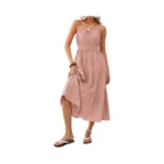 Kate Kasin Women Summer Casual Midi Dresses 2026, Spaghetti Strap