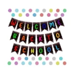 Hohomark 55 Pcs Welcome Bulletin Board Classroom Decorations Confetti Pennants