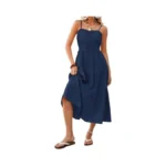Kate Kasin Women Summer Casual Midi Dresses 2026, Spaghetti Strap