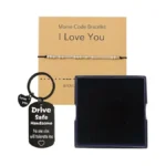 Jnewin Drive Safe Keychain For Him, Father's Day Gifts For
