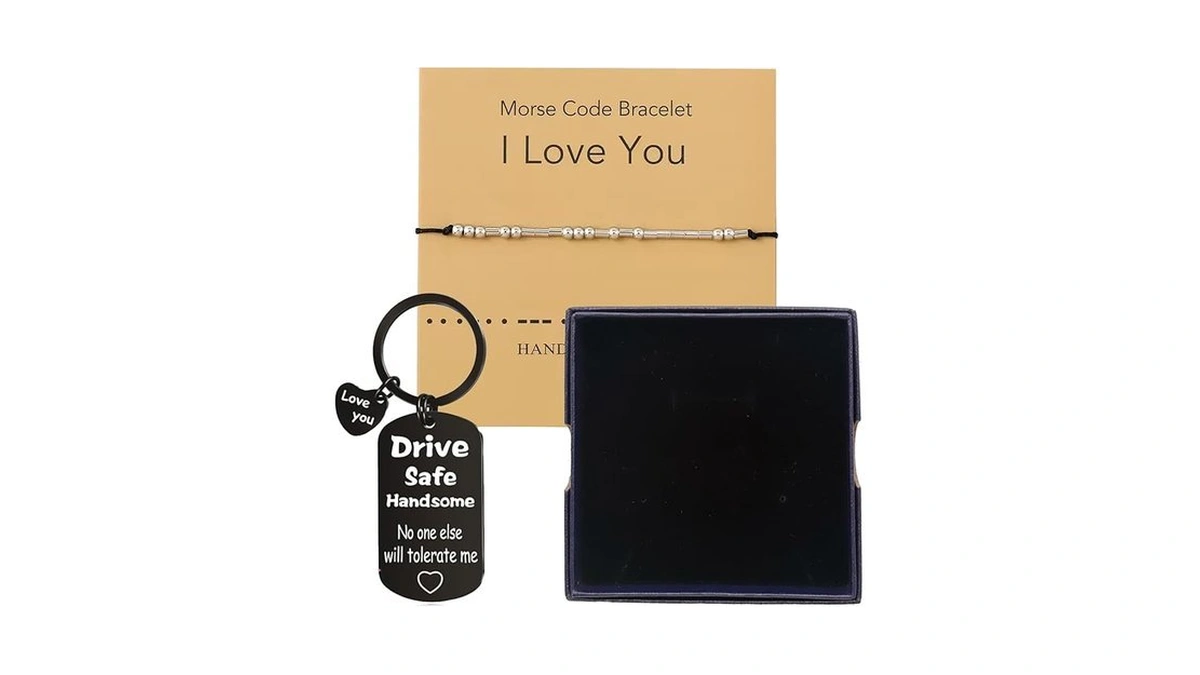 Jnewin Drive Safe Keychain For Him, Father's Day Gifts For