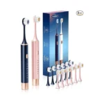 Aneebart Blue & Pink Electric Toothbrush For Adults, Usb Rechargeable