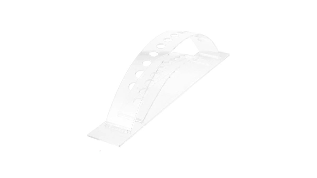 Ciieeo Acrylic Eyebrow Pencil Holder 12-slot Makeup Brush Organizer Clear