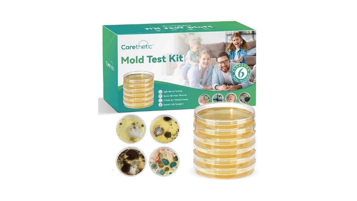 Carethetic Mold Test Kit For Home, 6 Diy Agar Plates