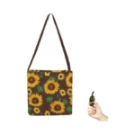 Beegreen Sunflowers Ultimate Reusable Grocery Shopping Bag - Flowers Foldable