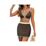 Zaful Women's High Waisted Bikini Sets Tummy Control Bathing Suits