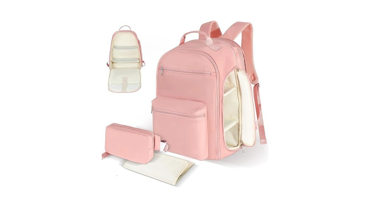 Homiglam Expandable 34l Diaper Bag Backpack – Baby Travel Bag
