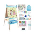 Wooden Easel For Kids, Adjustable Kids Art Easel, Learning Toy