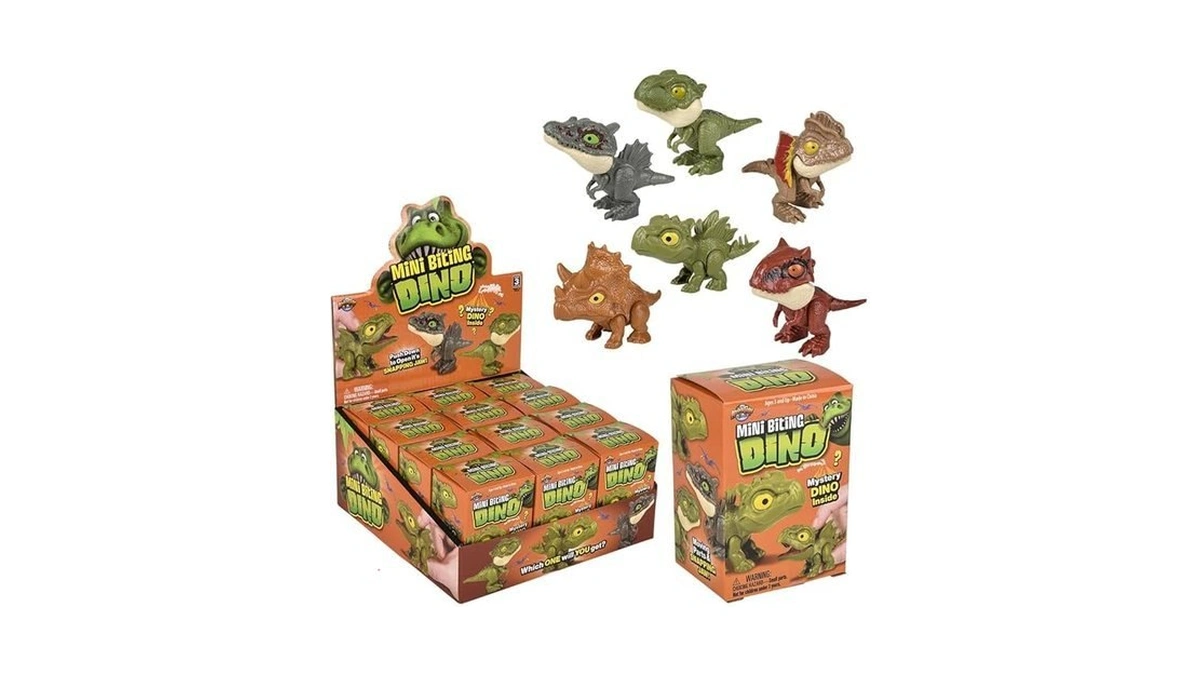 Rhode Island Novelty 2.5" Mini Biting Dinosaur