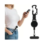 Angjiny Anti-theft Phone Tether - Universal Phone Lanyard Retractable Steel