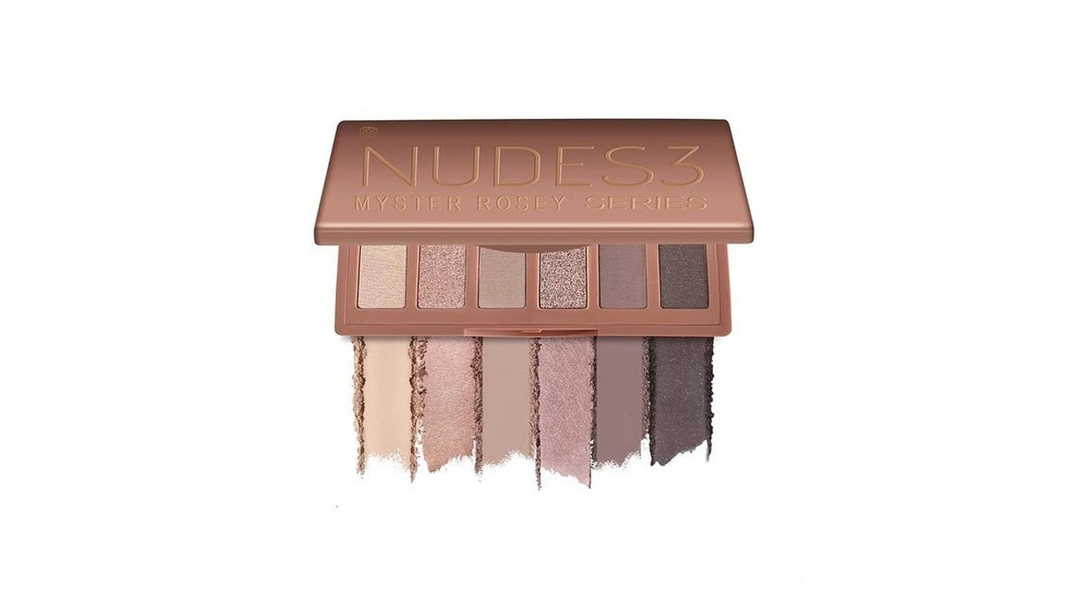 Myster Rosey Nudes 3 Series Mini Eyeshadow Palette, Nude Eyeshadow