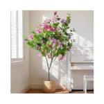 Erimda 4ft Artificial Bougainvillea Tree Artificial Tree Tall Potted Fake