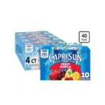 Capri Sun Fruit Punch Naturally Flavored Juice Drink Blend, 40