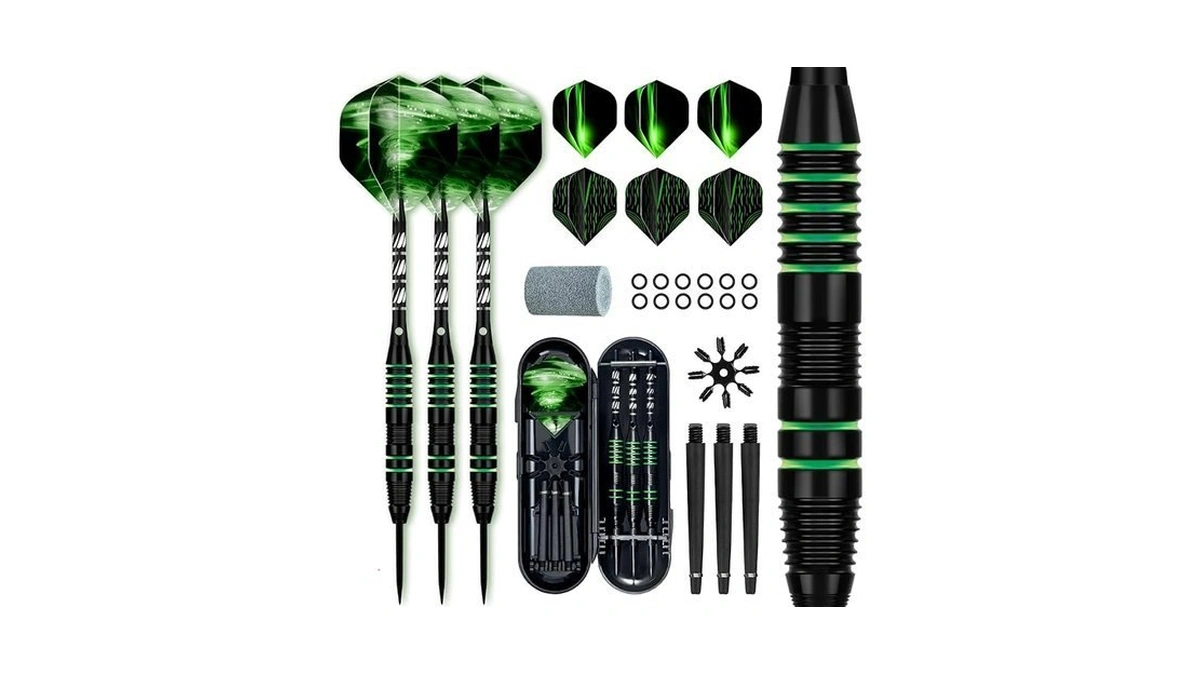 Xawu 3 Pack Steel Tip Darts Set With Case Professional