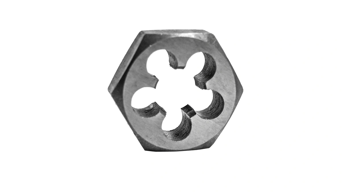 Century Drill & Tool 96209 Carbon Steel Die, 1/2-13nc