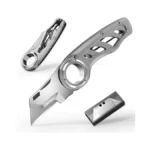 Folding Utility Knife Pocket Knife, Heavy-duty Box Cutter With Aluminum