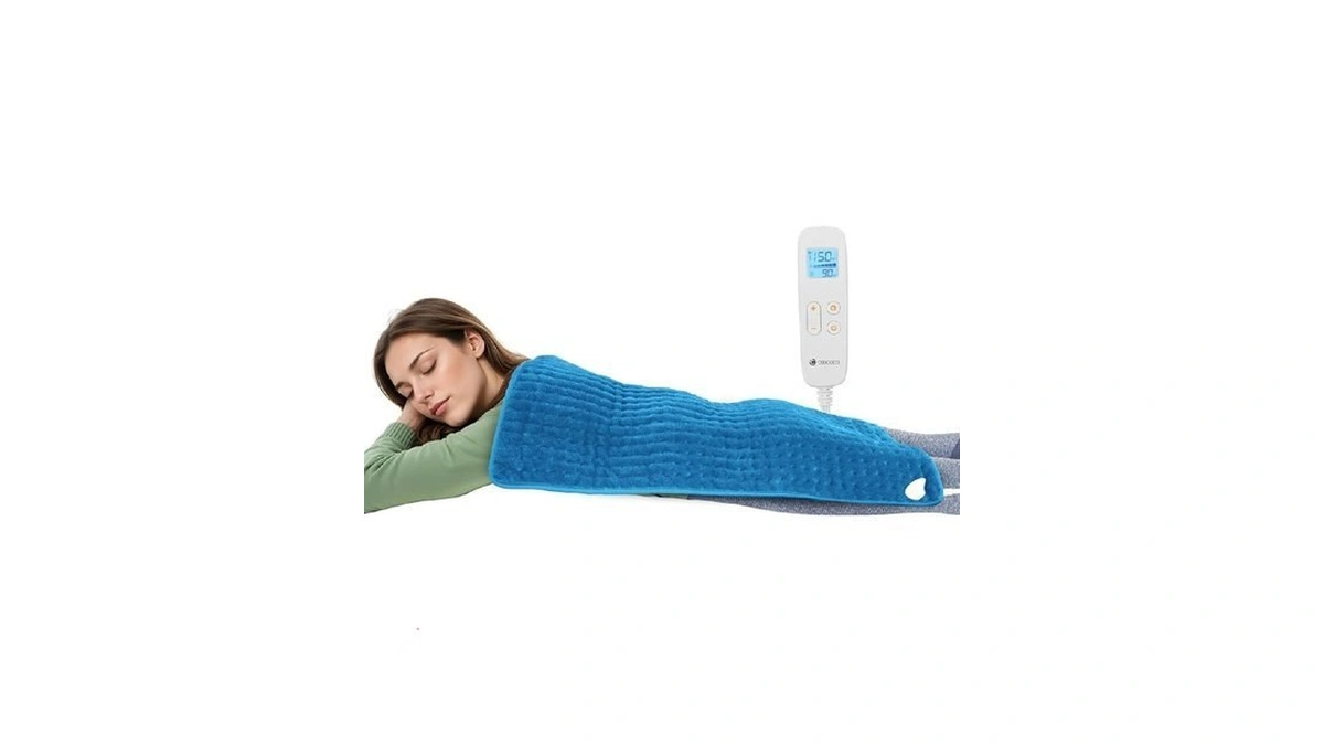 Coococo Large Electric Heating Pad For Back Pain & Cramps