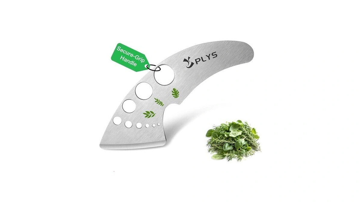 Plys Herb Stripper Tool For Basil - Stainless Steel Kitchen