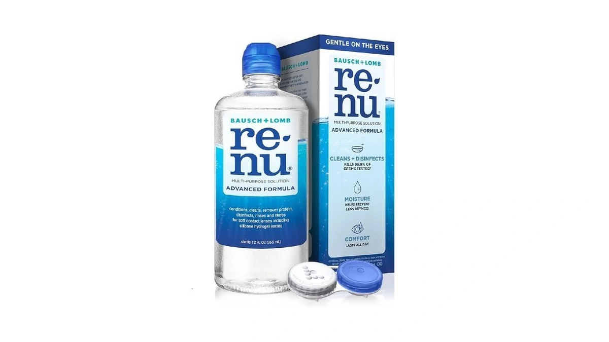 Renu Contact Lens Solution, Advanced Formula, Multi-purpose Solution With Lens