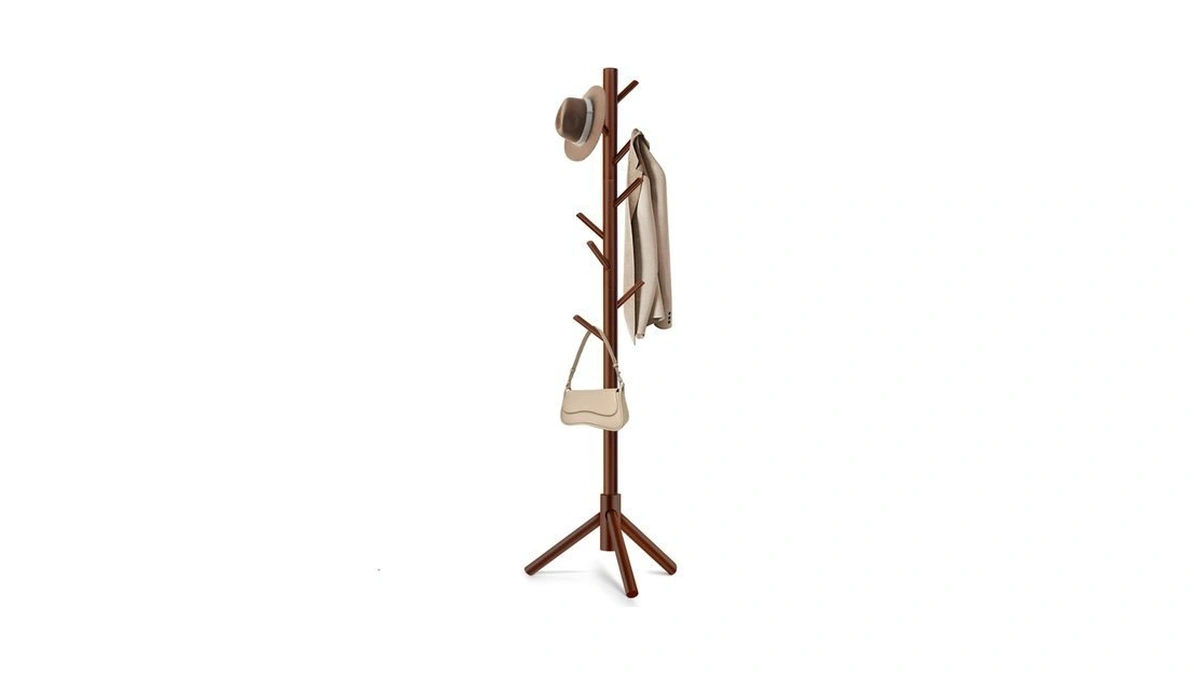 Wangmuxia Coat Rack, Freestanding Coat Rack With 8 Hooks And