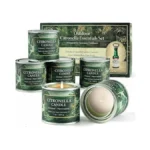 Citronella Candles Outdoor 6 Pack,42 Oz 300 Hours Long Lasting