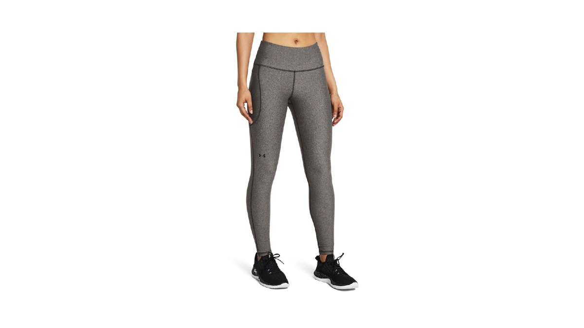 Under Armour Womens Heatgear Armour High No-slip Waistband Pocketed Leggings,