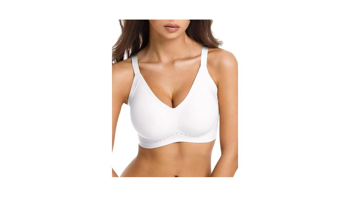 Aubrasen Jelly Wireless Push Up Bra 53 Vents Breathable Seamless