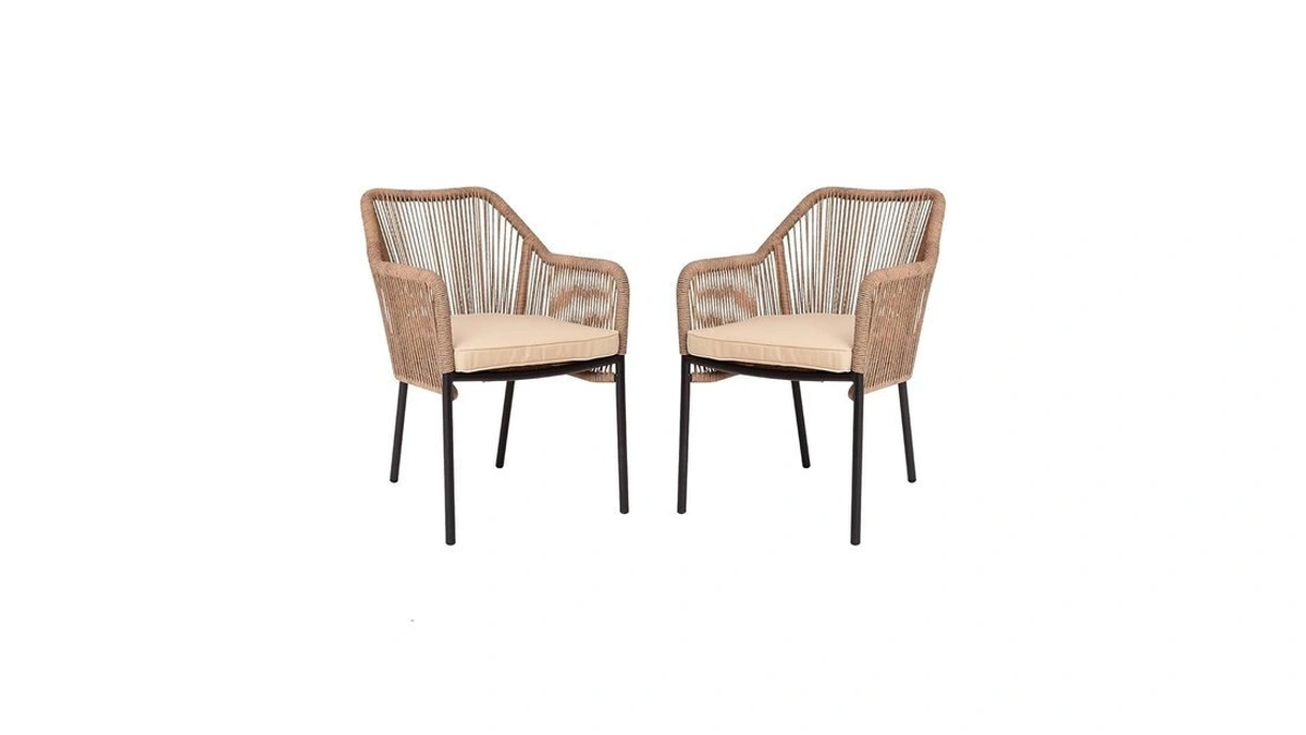 Flash Furniture Kallie Set Of 2 Indoor/outdoor Stacking Club Chairs