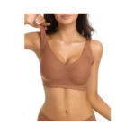 Aubrasen Wireless Bras For Women Full Coverage Supportive Push Up