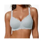 Cocomarts Jelly Bras For Women No Underwire Scalloped Push Up