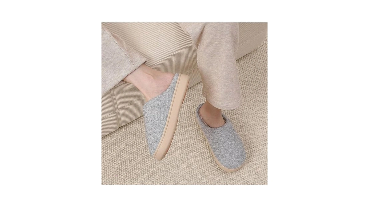 Sinceslim Cotton Slippers For Women Lightweight Memory Foam Indoor House