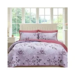 Whwodide Boho Floral Quilt Set Queen Size, Lightweight Microfiber Bedspread