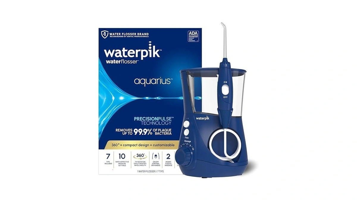 Waterpik Aquarius Water Flosser For Teeth Cleaning, Gums, Braces, Dental